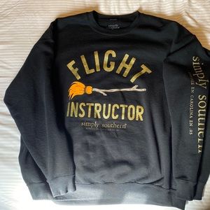 Simply southern flight instructor crewneck